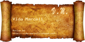 Vida Marcell névjegykártya